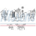 Nissens Kompressor, Klimaanlage FIRST FIT 89216