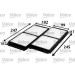 715642 Filter, Innenraumluft VALEO ESSENTIAL
