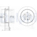 Delphi | Bremsscheibe | BG3779