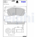 Delphi | Bremsbelagsatz, Scheibenbremse | LP2306 Delphi | Bremsbelagsatz, Scheibenbremse | LP2306