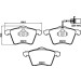 Hella | Bremsbelagsatz, Scheibenbremse | 8DB 355 010-631