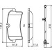 BOSCH | Bremsbelagsatz, Scheibenbremse | 0 986 494 841 BOSCH | Bremsbelagsatz, Scheibenbremse | 0 986 494 841