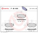 Brembo | Bremsbelagsatz, Scheibenbremse | P 49 033 Brembo | Bremsbelagsatz, Scheibenbremse | P 49 033