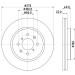 Hella | Bremsscheibe | 8DD 355 123-071
