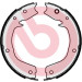 Brembo | Bremsbackensatz, Feststellbremse | S 54 524 Brembo | Bremsbackensatz, Feststellbremse | S 54 524