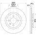 Hella | Bremsscheibe | 8DD 355 101-831