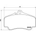 Brembo | Bremsbelagsatz, Scheibenbremse | P 65 011
