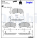 Delphi | Bremsbelagsatz, Scheibenbremse | LP2229 Delphi | Bremsbelagsatz, Scheibenbremse | LP2229