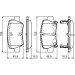 BOSCH | Bremsbelagsatz, Scheibenbremse | 0 986 494 403