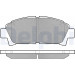 Delphi | Bremsbelagsatz, Scheibenbremse | LP940