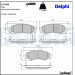 Delphi | Bremsbelagsatz, Scheibenbremse | LP1500 Delphi | Bremsbelagsatz, Scheibenbremse | LP1500