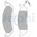 Delphi | Bremsbelagsatz, Scheibenbremse | LP1299 Delphi | Bremsbelagsatz, Scheibenbremse | LP1299
