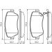 BOSCH | Bremsbelagsatz, Scheibenbremse | 0 986 494 573