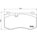 Brembo | Bremsbelagsatz, Scheibenbremse | P 50 074X Brembo | Bremsbelagsatz, Scheibenbremse | P 50 074X