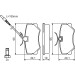 BOSCH | Bremsbelagsatz, Scheibenbremse | 0 986 492 090 BOSCH | Bremsbelagsatz, Scheibenbremse | 0 986 492 090