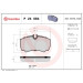 Brembo | Bremsbelagsatz, Scheibenbremse | P 24 084