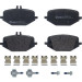Brembo | Bremsbelagsatz, Scheibenbremse | P 50 161