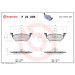 Brembo | Bremsbelagsatz, Scheibenbremse | P 24 085