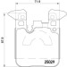 Brembo | Bremsbelagsatz, Scheibenbremse | P 06 087 Brembo | Bremsbelagsatz, Scheibenbremse | P 06 087
