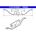 ATE | Feder, Bremssattel | 11.8116-0296.1 ATE | Feder, Bremssattel | 11.8116-0296.1