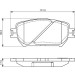 BOSCH Bremsbelagsatz, Scheibenbremse 0 986 494 363