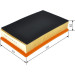 BOSCH 1 457 433 091 Luftfilter BOSCH 1 457 433 091 Luftfilter