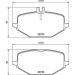 Brembo | Bremsbelagsatz, Scheibenbremse | P 50 161