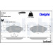 Delphi | Bremsbelagsatz, Scheibenbremse | LP204 Delphi | Bremsbelagsatz, Scheibenbremse | LP204
