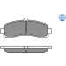 025 216 2615 Bremsbelagsatz, Scheibenbremse MEYLE-ORIGINAL: True to OE.