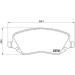 Brembo | Bremsbelagsatz, Scheibenbremse | P 23 088 Brembo | Bremsbelagsatz, Scheibenbremse | P 23 088