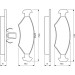 BOSCH | Bremsbelagsatz, Scheibenbremse | 0 986 424 462