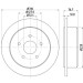 Hella | Bremsscheibe | 8DD 355 117-101