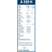 Wischblatt | BOSCH | Scheibenwischer Vorne + Hinten | A 620 S + A 330 H