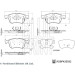 Blue Print | Bremsbelagsatz, Scheibenbremse | ADBP420032 Blue Print | Bremsbelagsatz, Scheibenbremse | ADBP420032