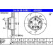ATE | Bremsscheibe | 24.0128-0282.1 ATE | Bremsscheibe | 24.0128-0282.1