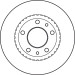 Bremsscheibe TRW SINGLE DF4836S