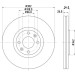 Hella | Bremsscheibe | 8DD 355 111-321