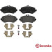 Brembo | Bremsbelagsatz, Scheibenbremse | P 50 035