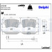 Delphi | Bremsbelagsatz, Scheibenbremse | LP2249 Delphi | Bremsbelagsatz, Scheibenbremse | LP2249