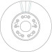 DF4182S Bremsscheibe TRW SINGLE