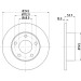 Hella | Bremsscheibe | 8DD 355 118-581 Hella | Bremsscheibe | 8DD 355 118-581