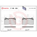 Brembo | Bremsbelagsatz, Scheibenbremse | P 85 123 Brembo | Bremsbelagsatz, Scheibenbremse | P 85 123