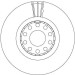DF4125S Bremsscheibe TRW SINGLE DF4125S Bremsscheibe TRW SINGLE