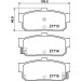 Hella | Bremsbelagsatz, Scheibenbremse | 8DB 355 016-561
