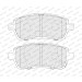 Ferodo Bremsbelagsatz, Scheibenbremse PREMIER ECO FRICTION FDB4110