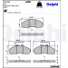 Delphi | Bremsbelagsatz, Scheibenbremse | LP1105
