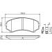 BOSCH | Bremsbelagsatz, Scheibenbremse | 0 986 424 709 BOSCH | Bremsbelagsatz, Scheibenbremse | 0 986 424 709