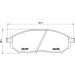 Brembo Bremsbelagsatz, Scheibenbremse PRIME LINE P 56 058
