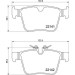 Brembo | Bremsbelagsatz, Scheibenbremse | P 36 037 Brembo | Bremsbelagsatz, Scheibenbremse | P 36 037