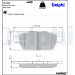 Delphi | Bremsbelagsatz, Scheibenbremse | LP2493 Delphi | Bremsbelagsatz, Scheibenbremse | LP2493